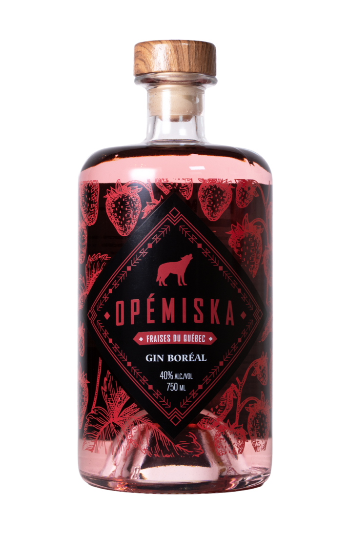Bottle Opémiska Quebec Strawberry Gin