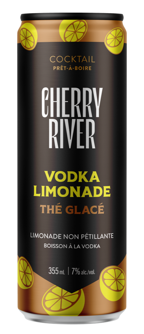 Bouteille Vodka Limonade Thé Glacé