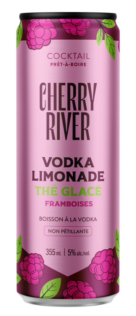 Bottle Vodka Lemonade Raspberry Iced Tea