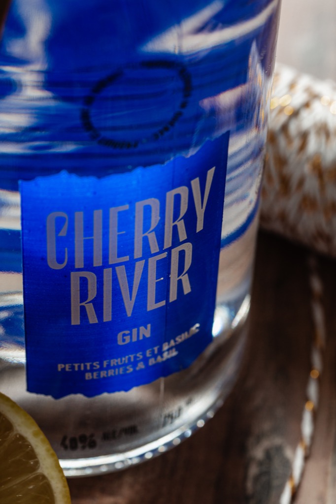 In a cocktail — Berries & Basil Gin