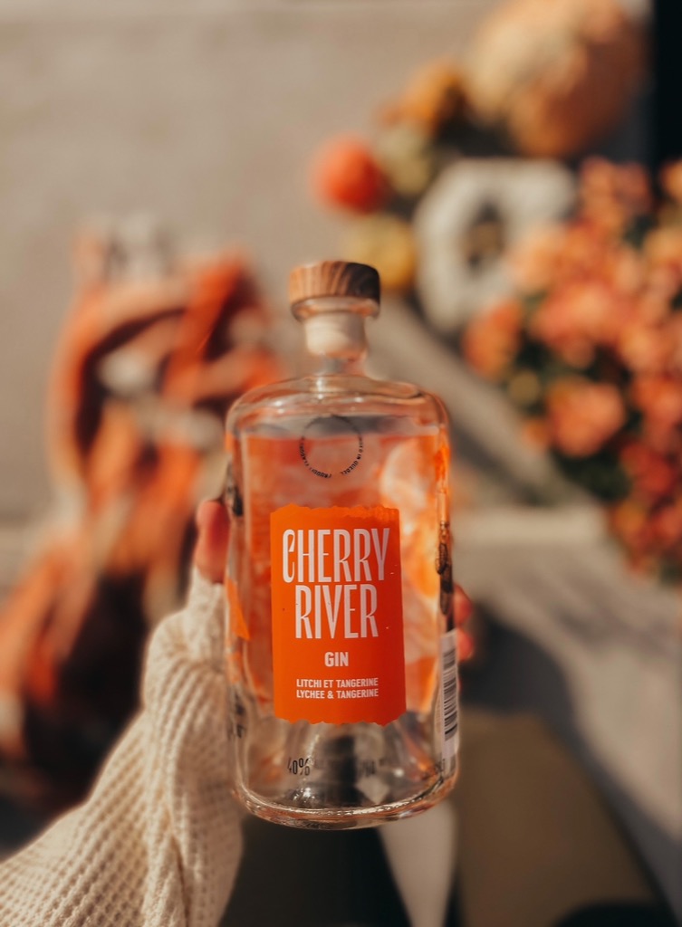 In a cocktail — Lychee & Tangerine Gin