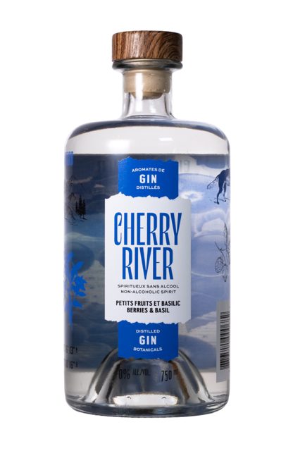 Alcohol-Free Gin, Berries & Basil