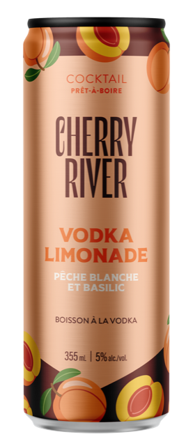 Vodka Lemonade White Peach & Basil
