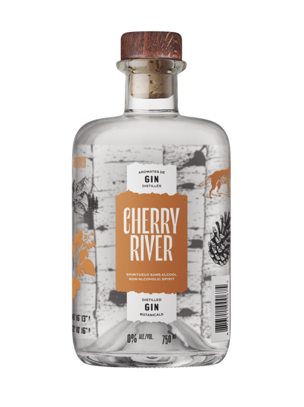 Alcohol-free dry gin